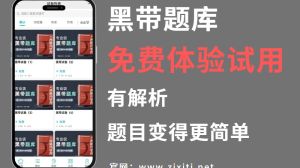 黑带题库试用